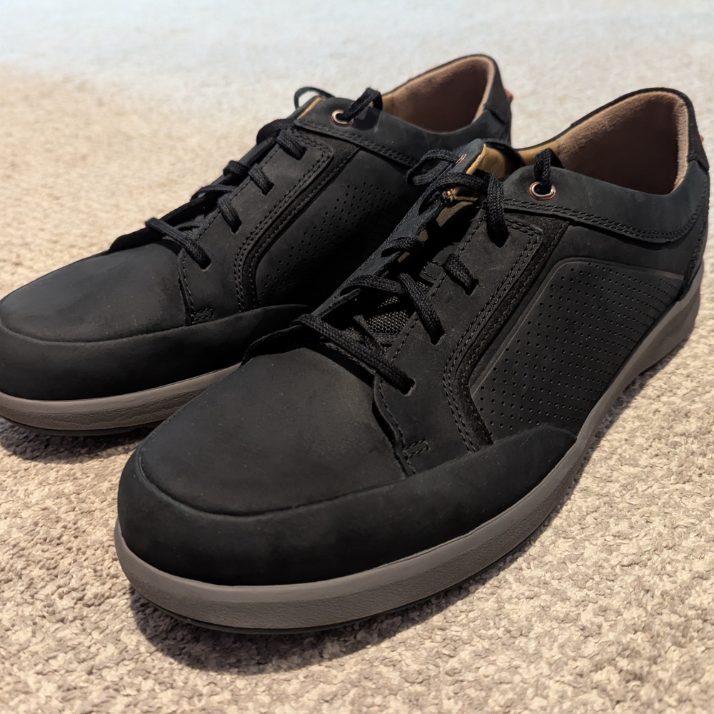 Clarks Unstructured Men's Black Casual Shoes - Size 13